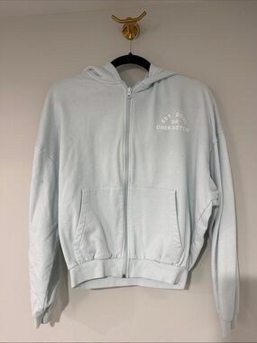 Oner Active Pale Blue Full-Zip Hoodie